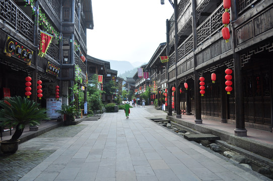 金佛山天星小鎮街景