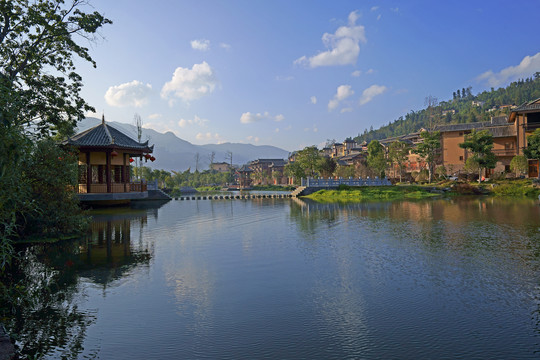 滴水苗城牧羊河湿地公园