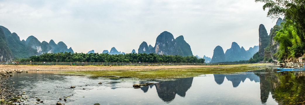 桂林山水漓江漂流阳朔风光装饰画