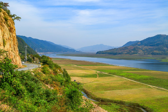 辽宁鸭绿江风光