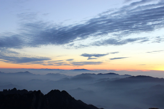 黄山日出