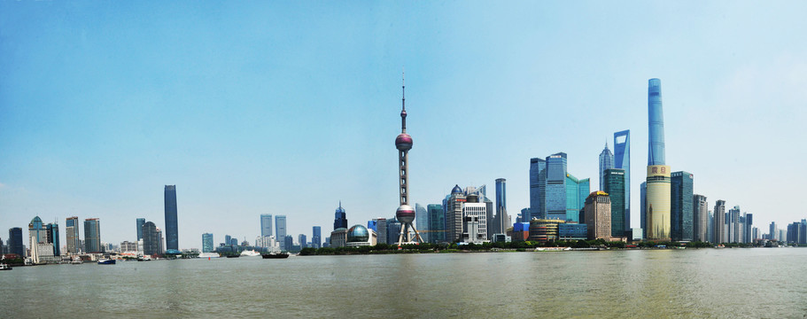上海外滩现代建筑群