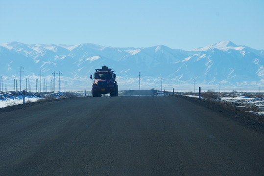 冬季公路道路