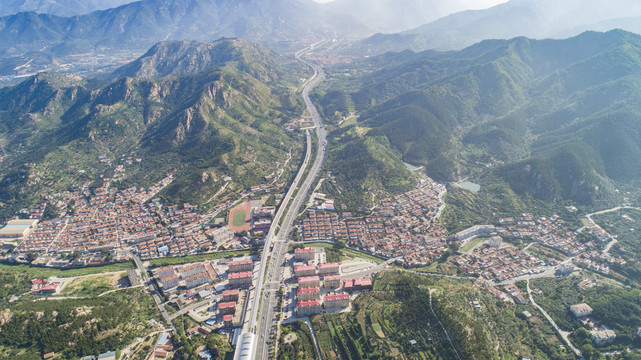 航拍青岛崂山