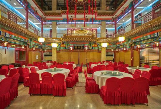 中式宴会厅内景