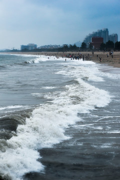 海边的浪