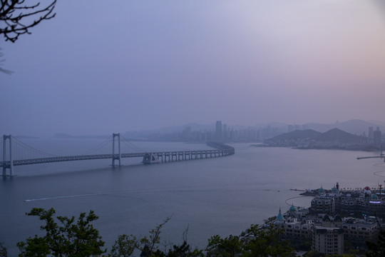 大连星海广场跨海大桥