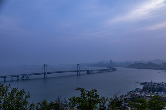 大连星海广场跨海大桥