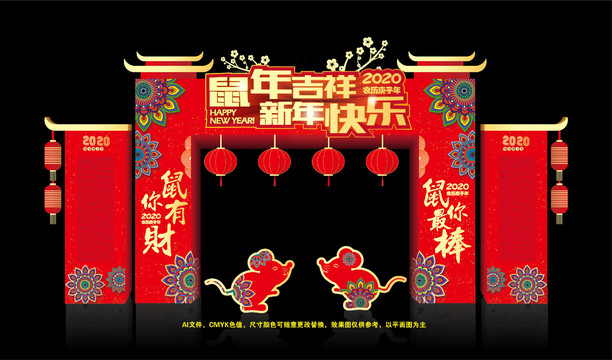 新年門頭
