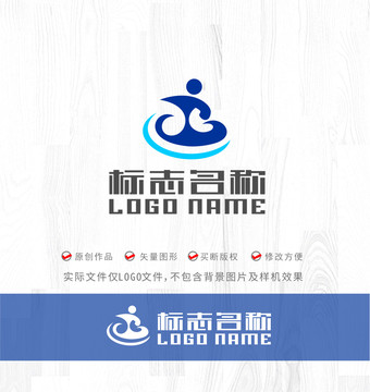CB字母BC標(biāo)志人才logo