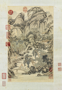 丁云鵬葛洪移居圖