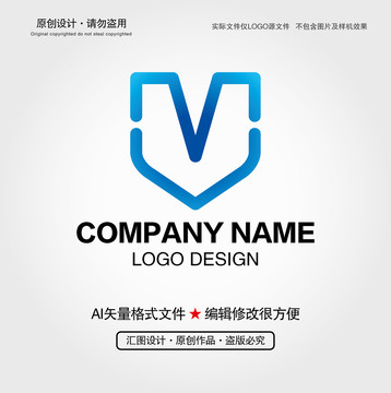 MV字母LOGO