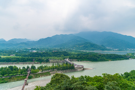 都江堰鱼嘴分水堤