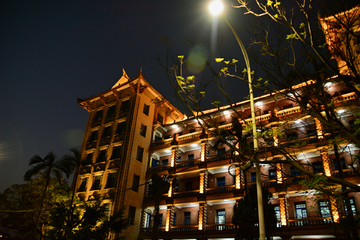 集美学村建筑夜景