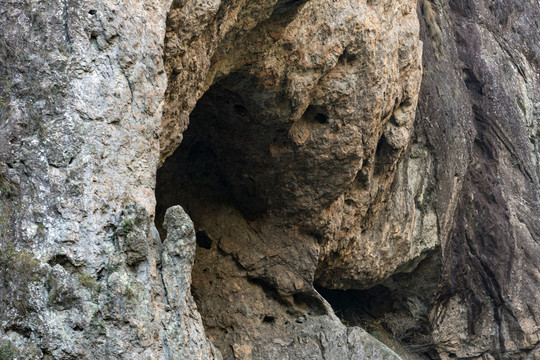 雁荡山溶岩石泡