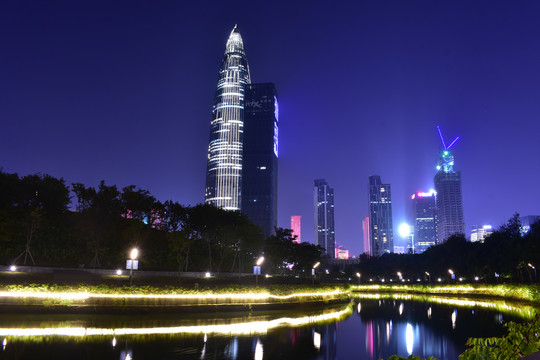 深圳湾夜景