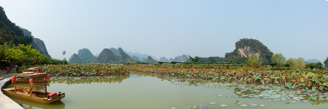 广东清远英德九龙小镇全景