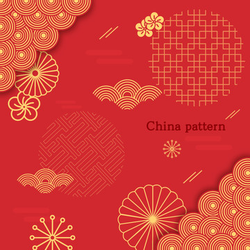 中式傳統(tǒng)花紋