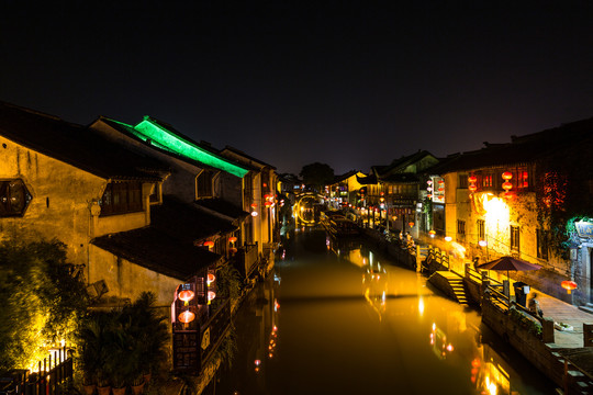 山塘古镇夜景