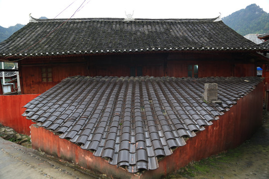 贵州侗族苗族水族农村建筑