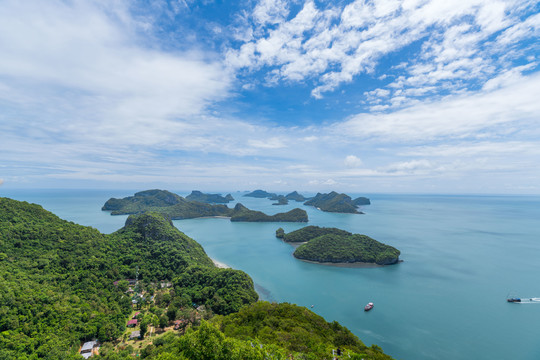 泰国苏梅岛安通国家海洋公园风景