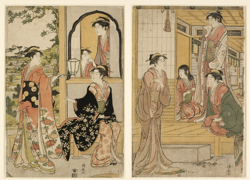 鳥居清長三名歌姬