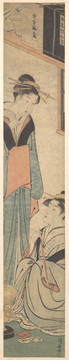 鳥(niǎo)居清長(zhǎng)兩個(gè)女孩