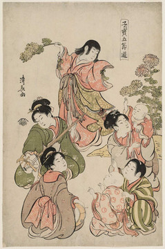 鳥居清長菊花節(jié)