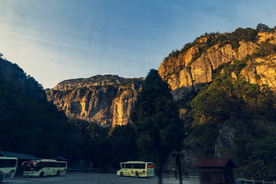 雁荡山傍晚风光