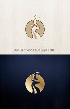 logo標(biāo)志商標(biāo)字體設(shè)計(jì)鹿