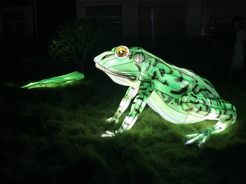 LED青蛙造型节日灯会花灯