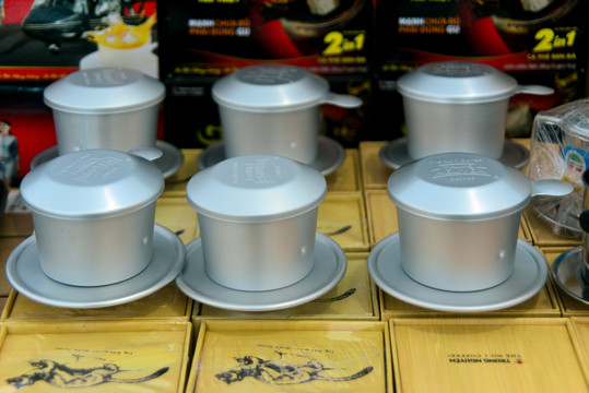 越南特色商品银质咖啡滤杯