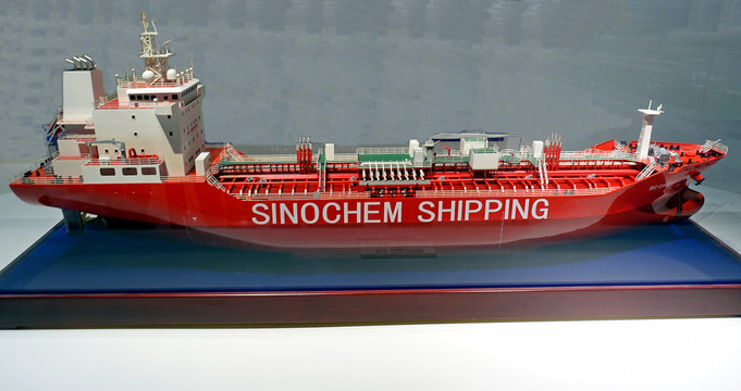 重庆号化学品船模型