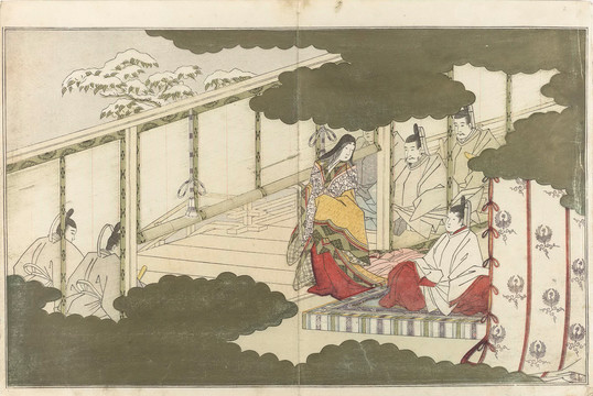 喜多川歌麿室內(nèi)房間