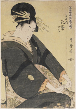 喜多川歌麿漂亮女子