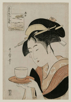 喜多川歌麿美女