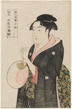 喜多川歌麿婦女生理學(xué)研究中的十種類型