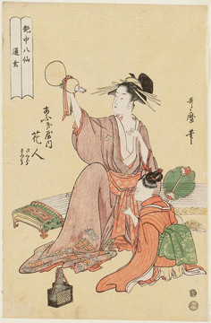 喜多川歌麿不朽的童軒