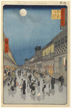 安藤?gòu)V重金澤之月夜