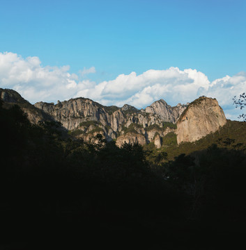 雁荡山傍晚风光