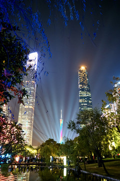 广州珠江新城夜景