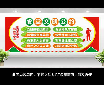 食堂文明公約
