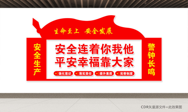 安全生產(chǎn)宣傳墻