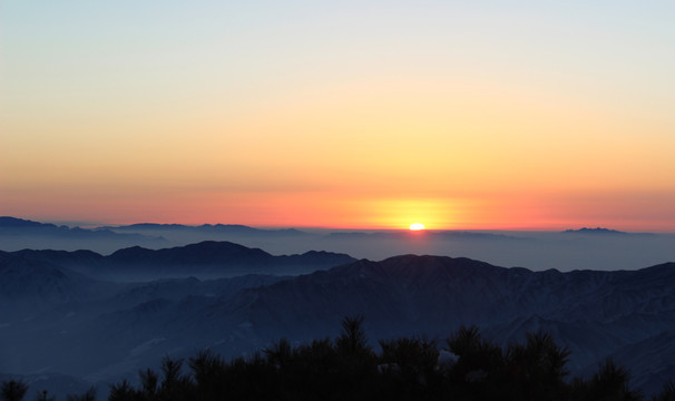 黄山日出