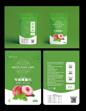水果桃脆片包裝