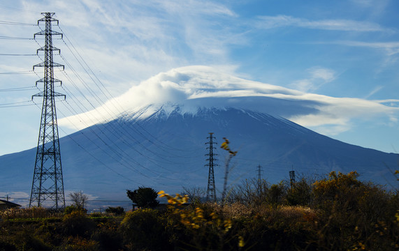 富士山云彩