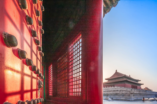 北京故宫古建筑风景