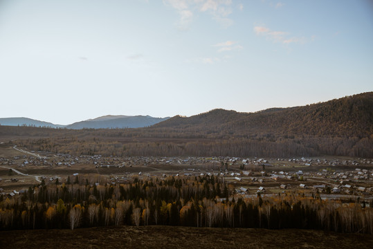 禾木秋景