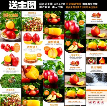 黃油桃詳情頁