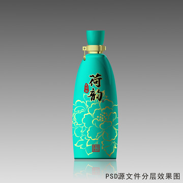 荷韻酒酒瓶設(shè)計(jì)